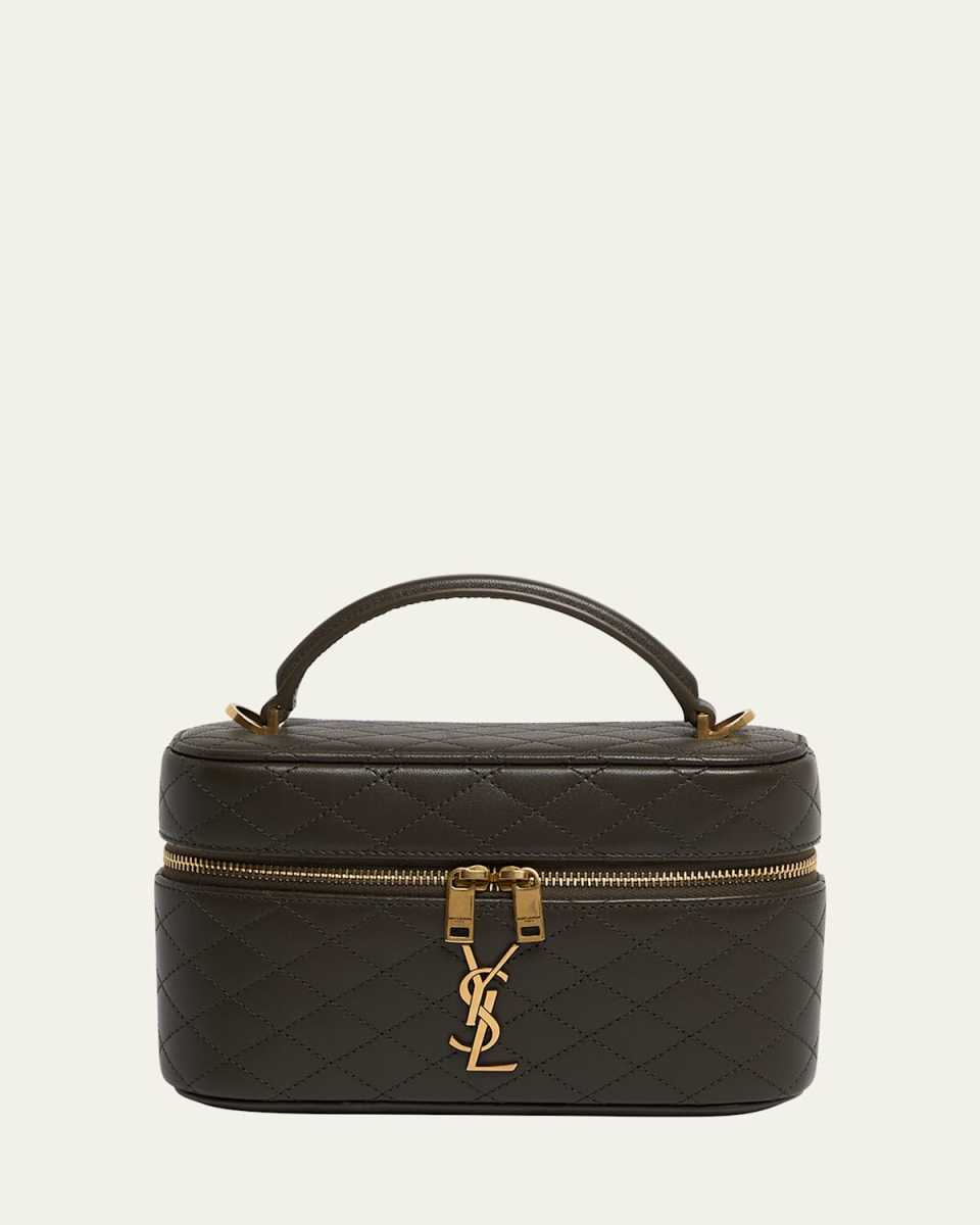 Gaby Vanity Quilted Leather Bag